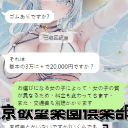 こちらには未成年の女の子はいません。